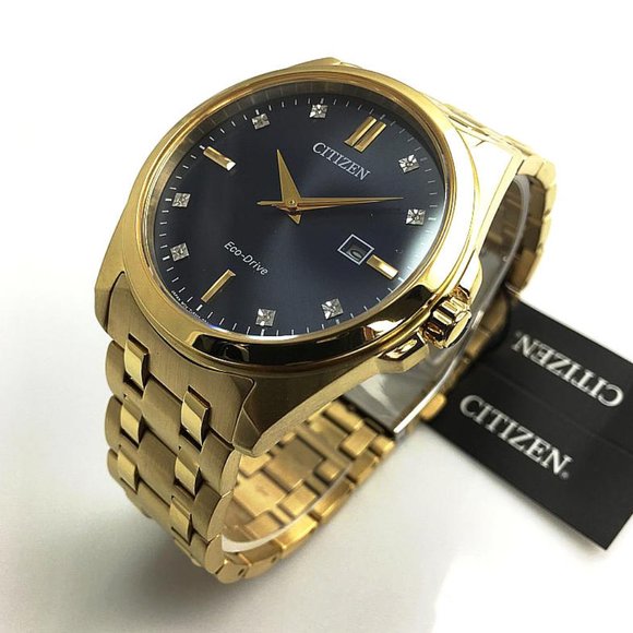 Citizen Diamond Accent Eco Drive Watch 41mm w/ box